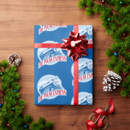 The Polar Express  Train Badge Wrapping Paper