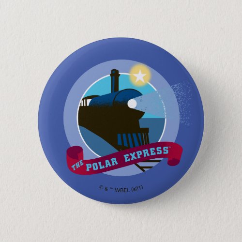 The Polar Express  Vintage Train Badge Button