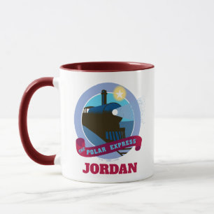 The Polar Express Vintage Train Badge Mug