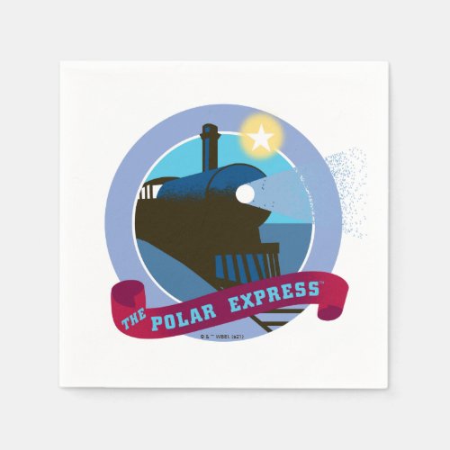 The Polar Express  Vintage Train Badge Napkins