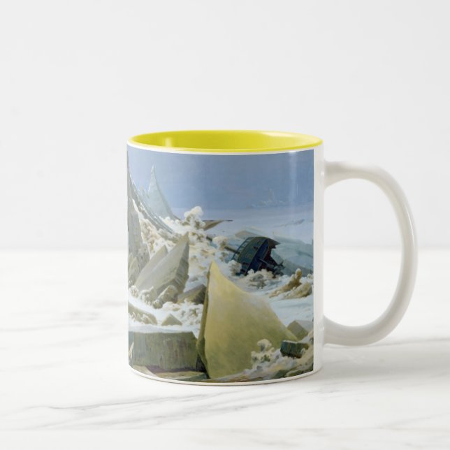 The Polar Sea, 1824 Two-Tone Coffee Mug (Right)