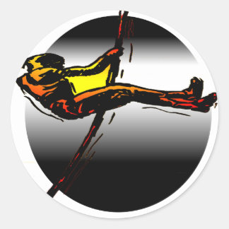 THE POLE VALULTER CLASSIC ROUND STICKER