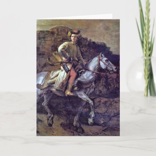 The Polish Rider By Rembrandt Van Rijn Card