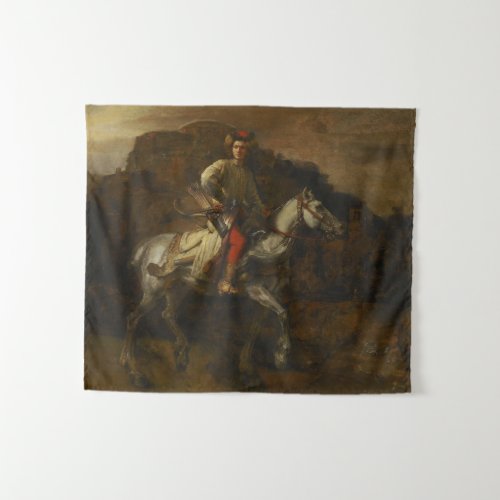 The Polish Rider by Rembrandt van Rijn Tapestry