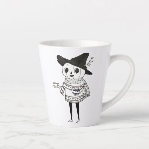 The Polite Pumpkin _ Tea Time Latte Mug