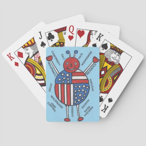 The Political Bug Poker Cards