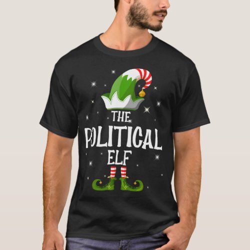 The Political Elf Family Matching Group Christmas T_Shirt