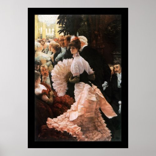 The Political Lady by James Tissot Poster