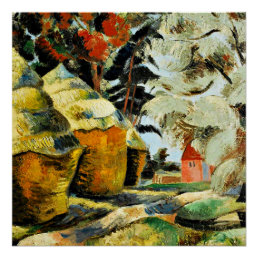 The Pond at Souldern, famous painting by Paul Nash Poster