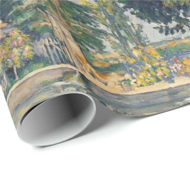 The Pond by Paul Cezanne Wrapping Paper (Roll Corner)