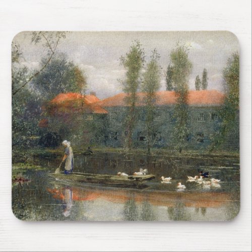 The Pond of William Morris Works at Merton Abbey  Mouse Pad
