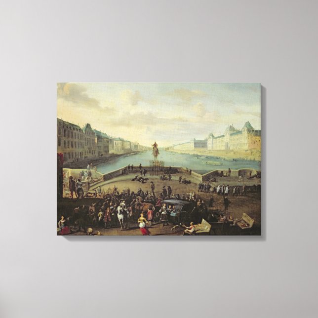 The Pont Neuf, Paris, 1665-69 Canvas Print (Front)