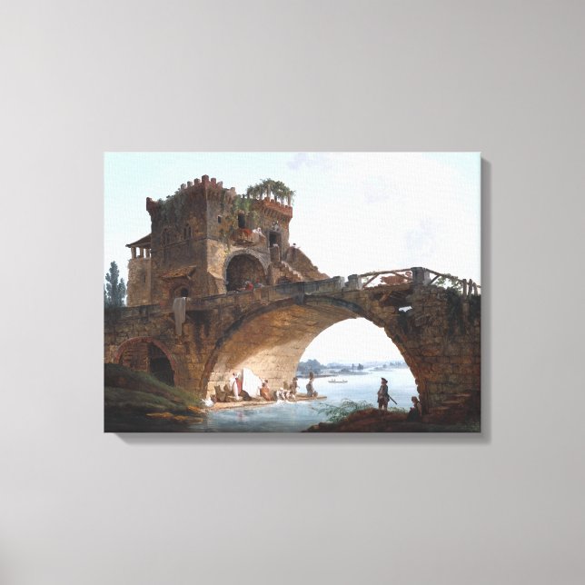 The Ponte Salario Canvas Print (Front)