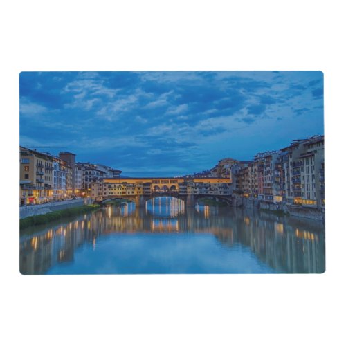 The Ponte Vecchio in Florence Placemat