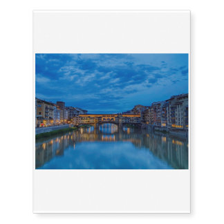 The Ponte Vecchio in Florence Temporary Tattoos