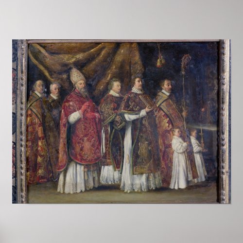 The Pontifical Mass or The Procession Poster
