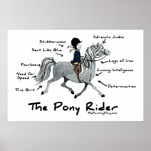 The Pony Rider Poster | Zazzle