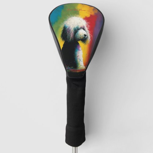 The Poodle Dog _ Composition 003 Golf Head Cover