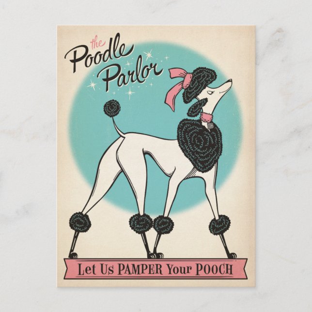 The Poodle Parlor Postcard (Front)