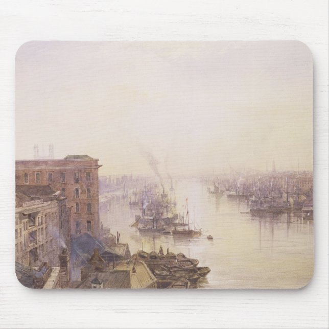 The Pool from the Adelaide Hotel, London Bridge Mouse Pad (Front)