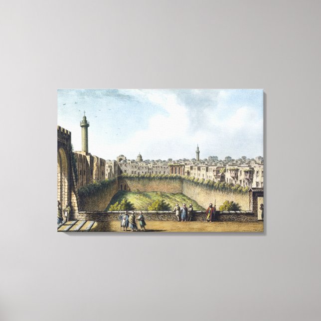 The Pool of Bethesda, Jerusalem, pub. by William W Canvas Print (Front)