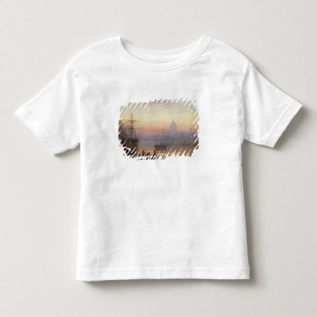 The Pool of London at Sundown, 1876 Toddler T-shirt (Front)