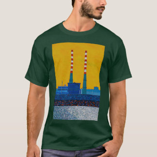 The Poolbeg Chimneys Dublin Ireland T-Shirt