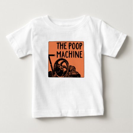 The Poop Machine  With Gears Baby T-shirt