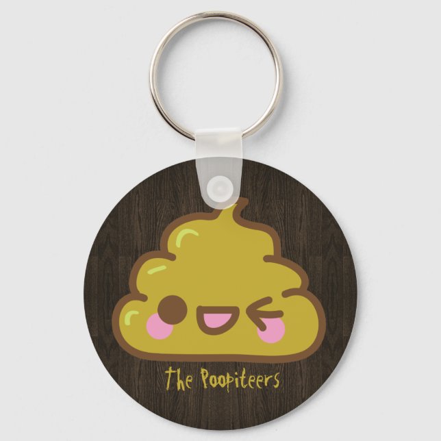 The Poopiteers - Cutey Poo Keychain (Front)