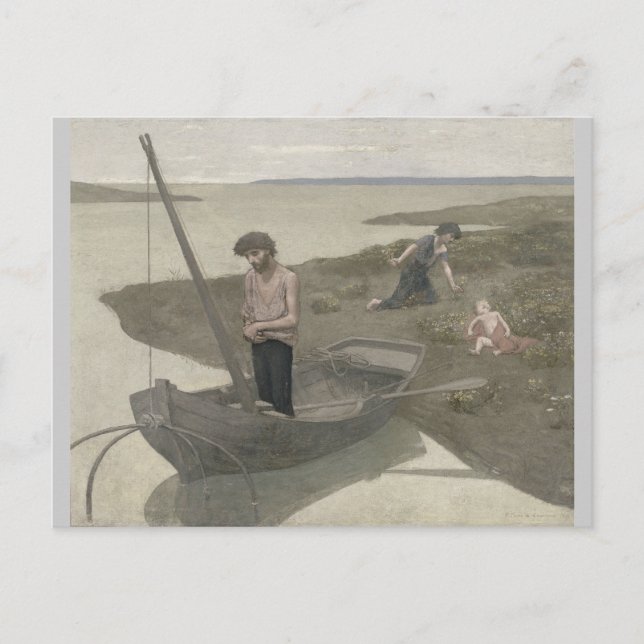 The Poor Fisherman by Puvis de Chavannes Postcard (Front)