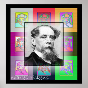 The Pop Art Charles Dickens Poster