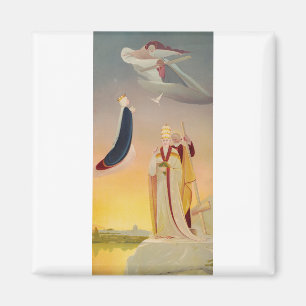 The Pope of Rome, Virgin Mary and Jesus Magnet
