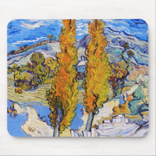 The Poplars at Saint-Rémy, Van Gogh Mouse Pad