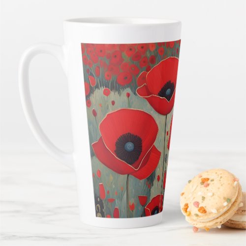 The Poppies Latte Mug
