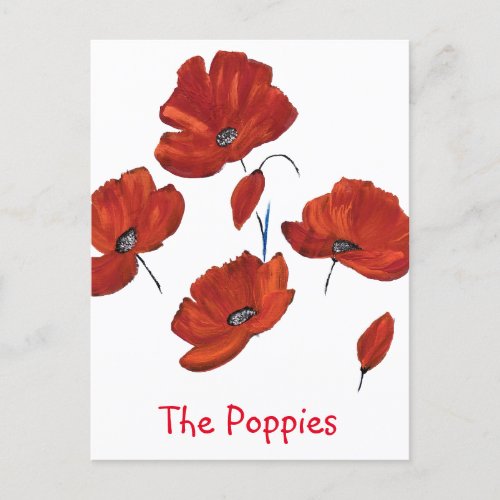 The Poppies   Postcard