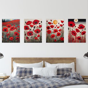 The Poppies Wall Art Sets