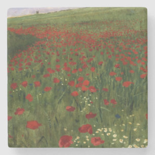 The Poppy Field, 1896 Stone Coaster