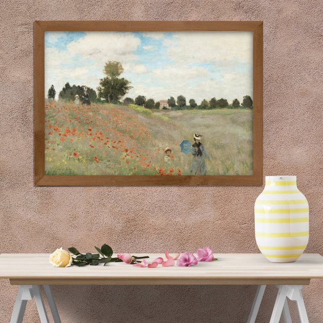 The Poppy Field near Argenteuil by Claude Monet Poster (Creator Uploaded)