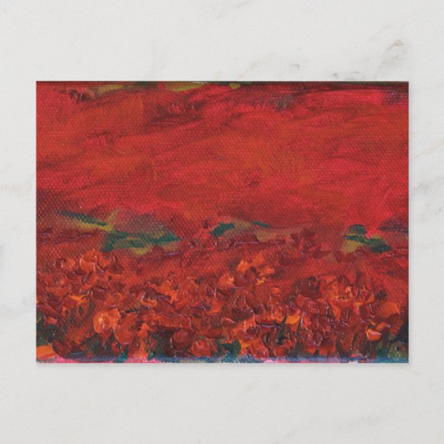 the Poppy Field Postcard (Front)
