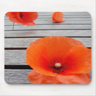 The poppy mouse pad