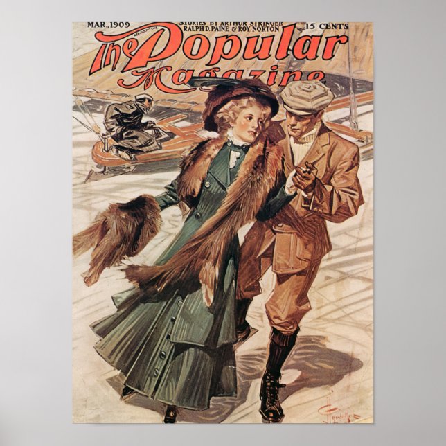 The Popular Magazine cover, 1909 by Leyendecker Poster (Front)