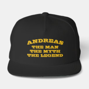 The popular man myth legend cap design for men