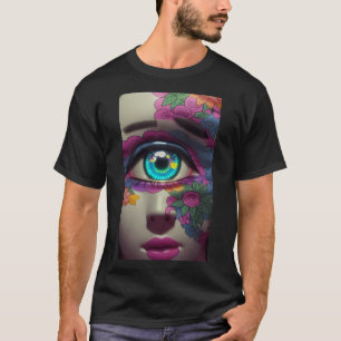 The Porcelain Cyclops Has Two Eyebrows - Ken Gage T-Shirt