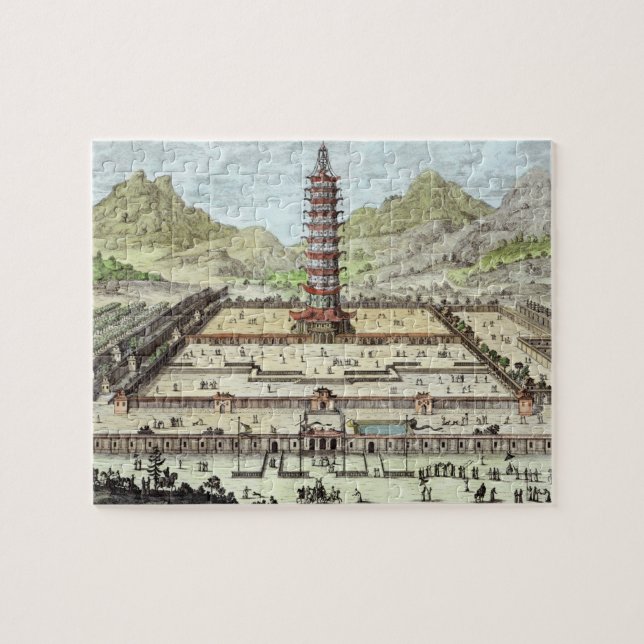 The Porcelain Tower of Nanking, plate 12 from 'Ent Jigsaw Puzzle (Horizontal)