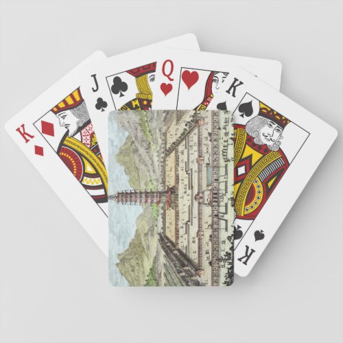 The Porcelain Tower of Nanking plate 12 from Ent Poker Cards