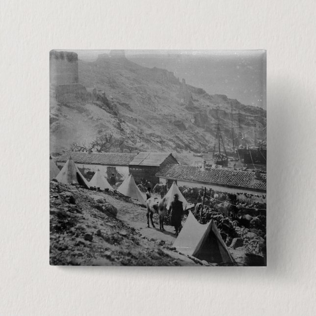 The Port at Balaklava Button (Front)