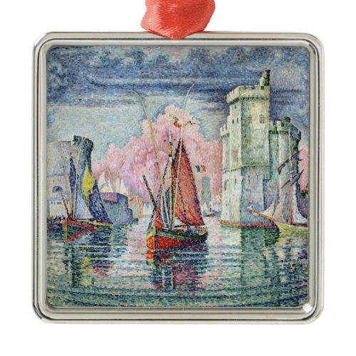 The Port at La Rochelle, 1921 Metal Ornament