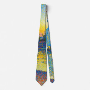 The Port at Sunset, Signac Neck Tie