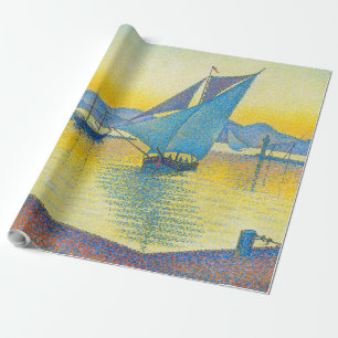 The Port at Sunset, Signac Wrapping Paper