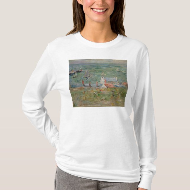 The Port of Gorey on Jersey, 1886 T-Shirt (Front)